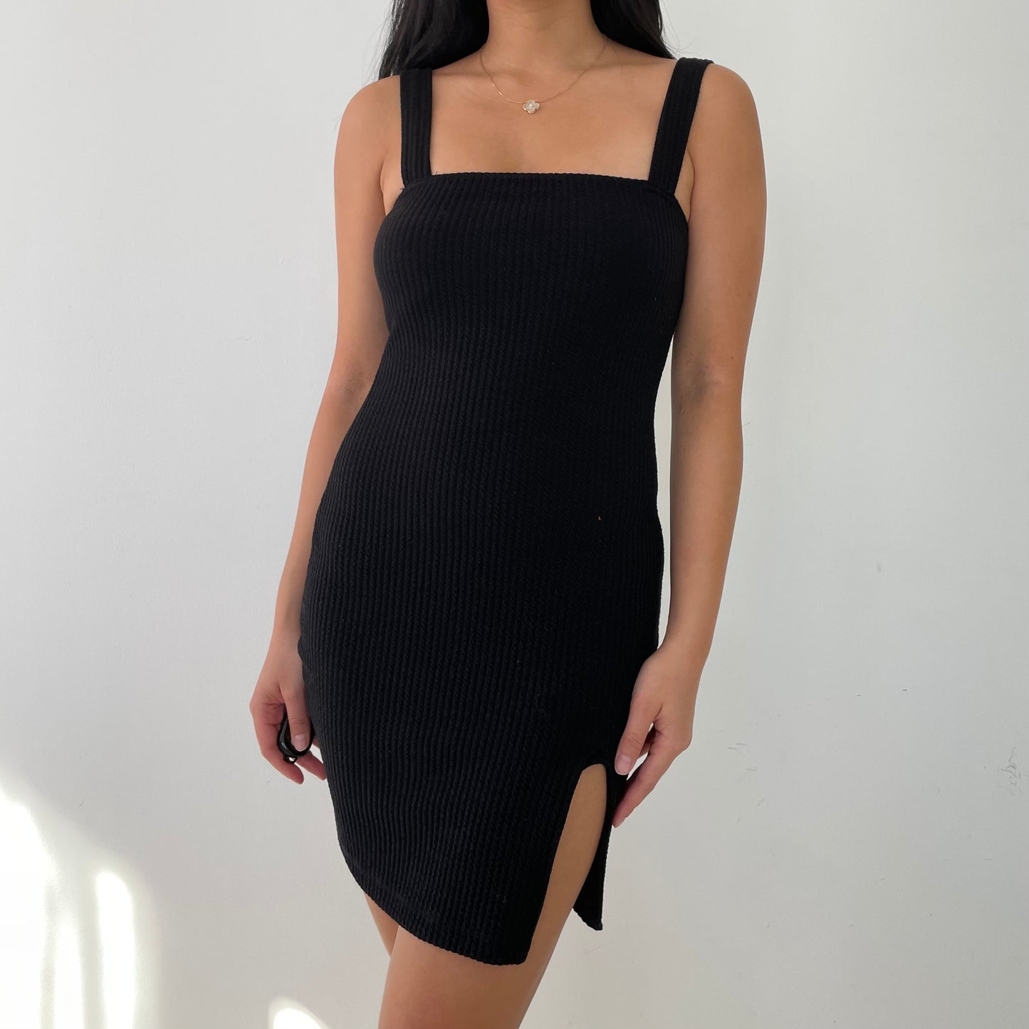 Motel Black Bodycon Mini Dress - X-Small