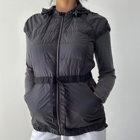 2014 Lululemon Black Short Sleeve 650 Down-Fill Jacket - X-Small