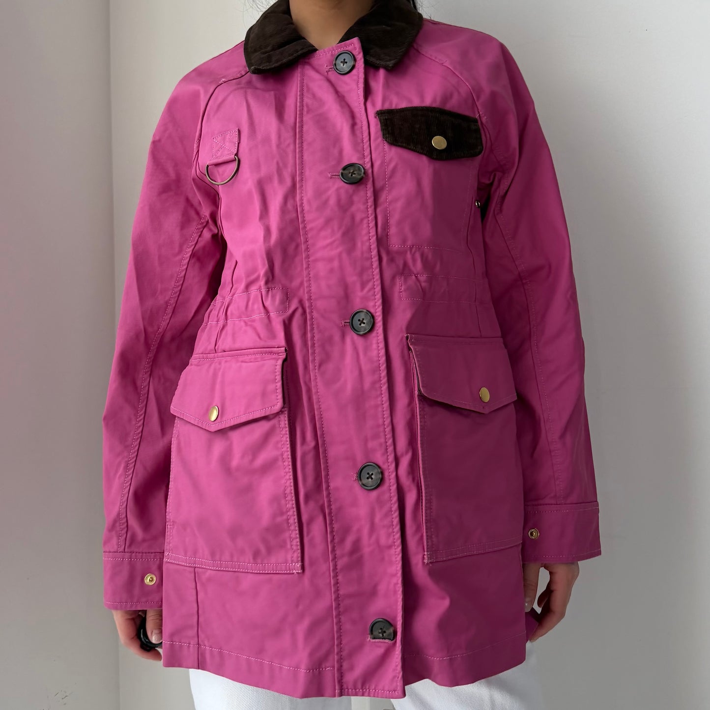 J. Crew Hot Pink Classic Field Jacket - X-Small