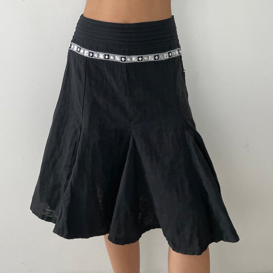 Black Flowy Skirt - Small/Medium