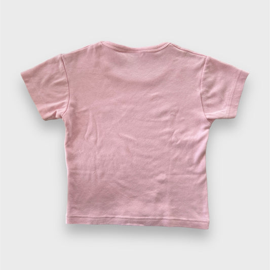 Canada Rhinestone Pink Baby Tee - Small