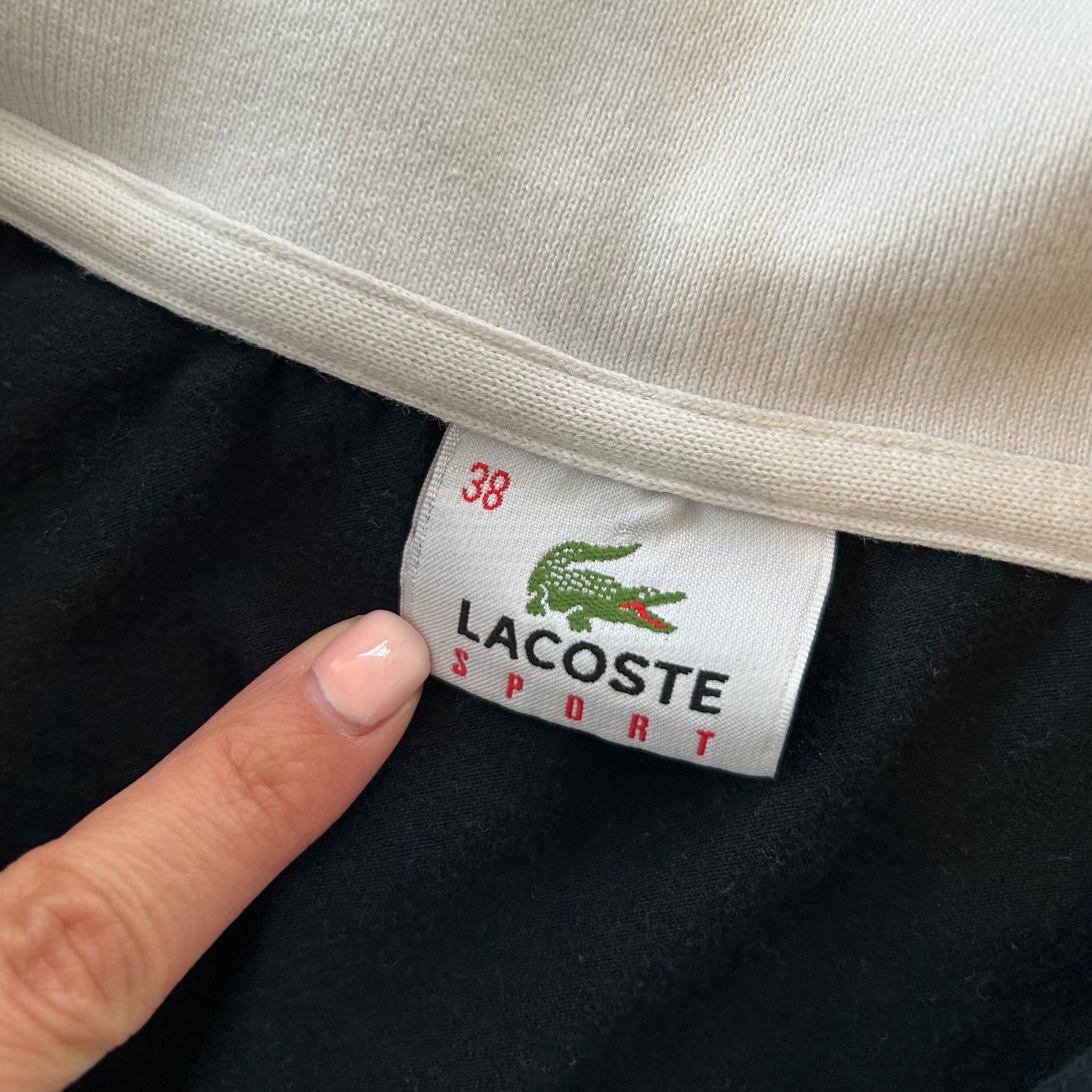 Lacoste Black Tennis Top and Skort Set - Small