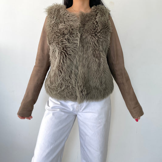 Joie Faux Fur Jacket - Small