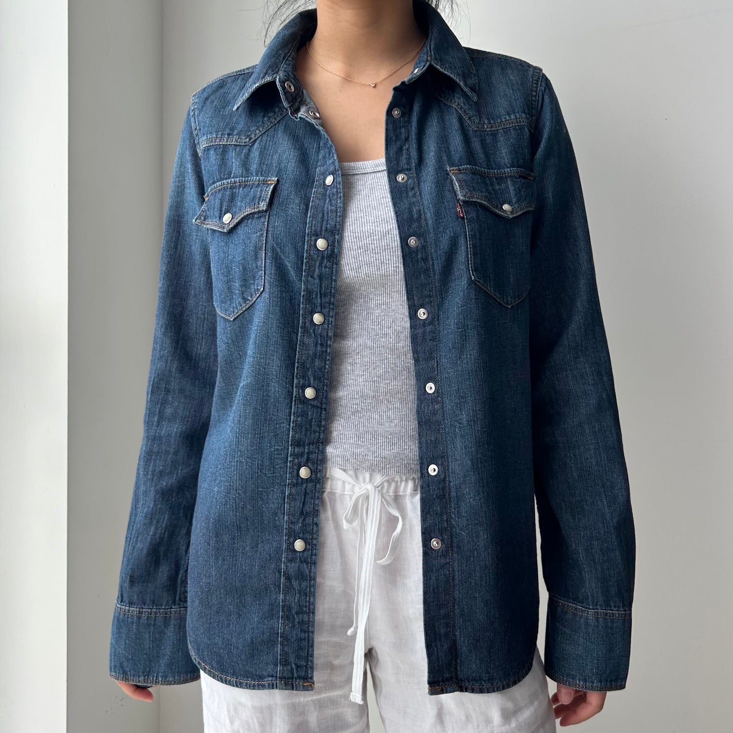 Levi’s Denim Button Up Shirt - Small