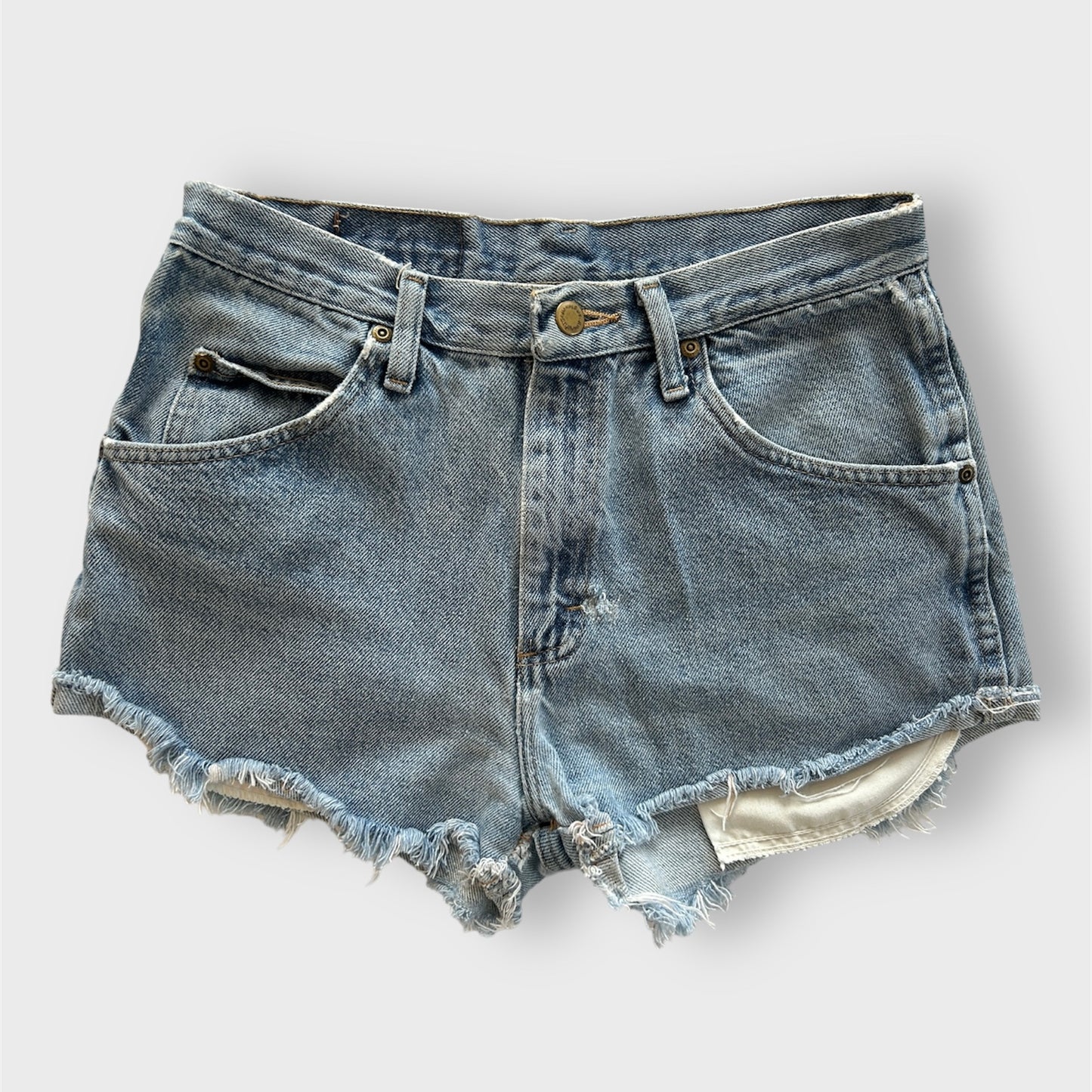 Wrangler Reworked Blue Denim Shorts - W30