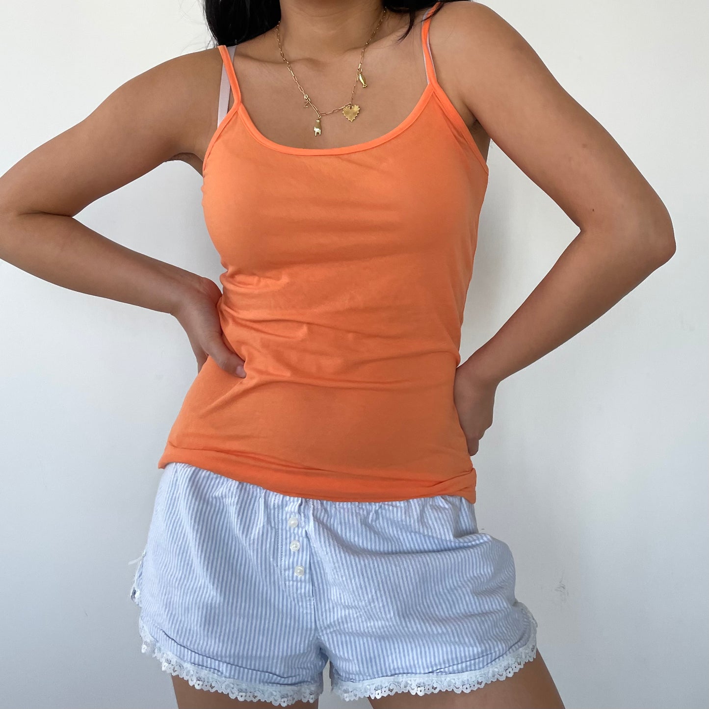 BNWT Vicolo Northland Made in Italy Orange Cami Top - Medium