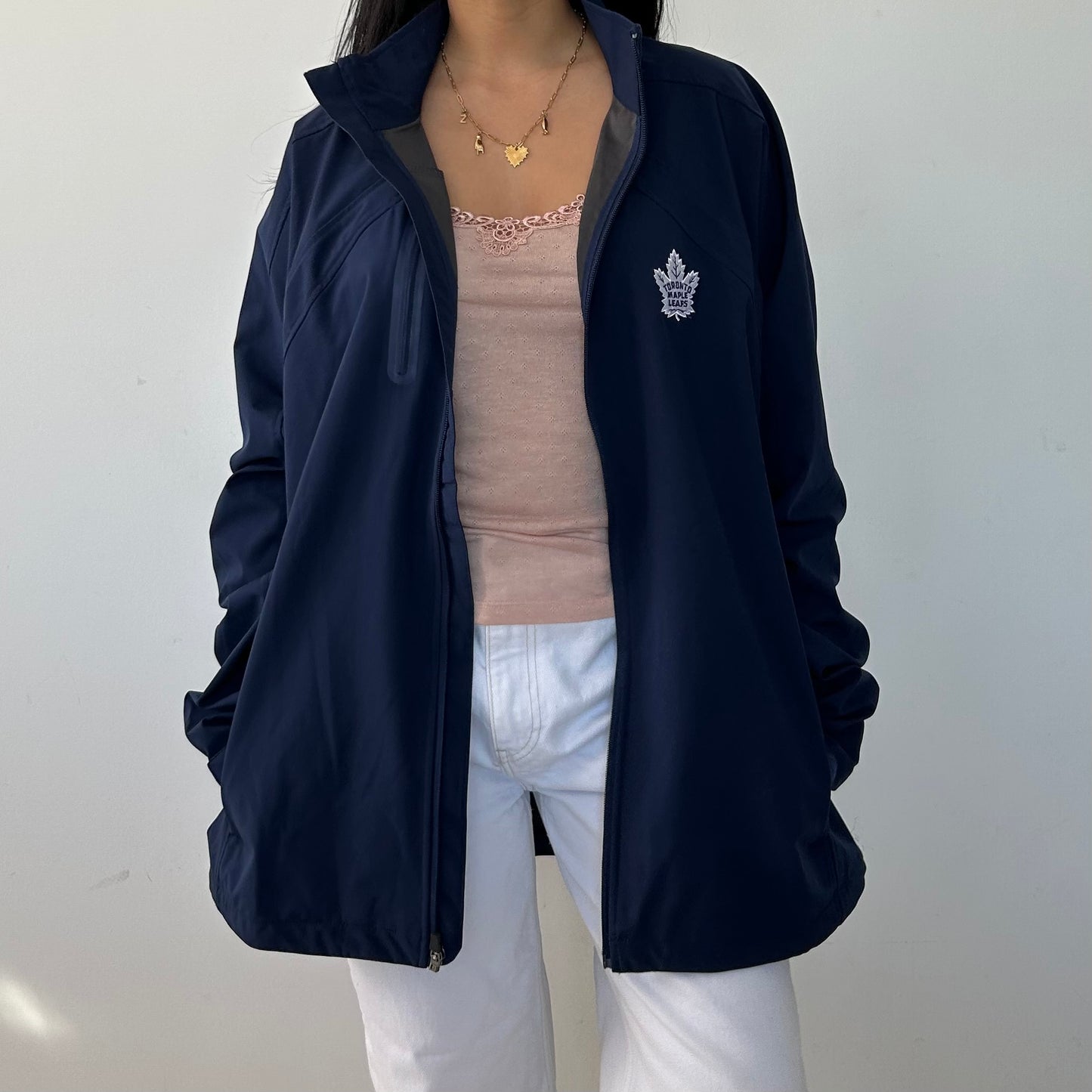 Navy Toronto Maple Leafs Insignia Jacket - X-Large