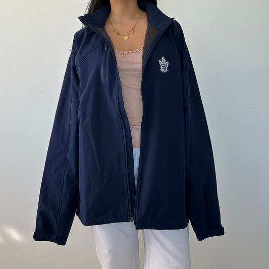 Navy Toronto Maple Leafs Insignia Jacket - X-Large