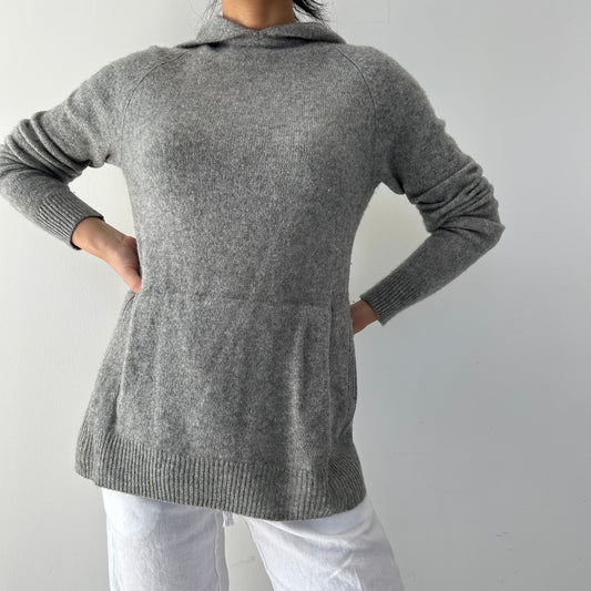 The Group by Babaton Grey Cashmere Hoodie - Medium