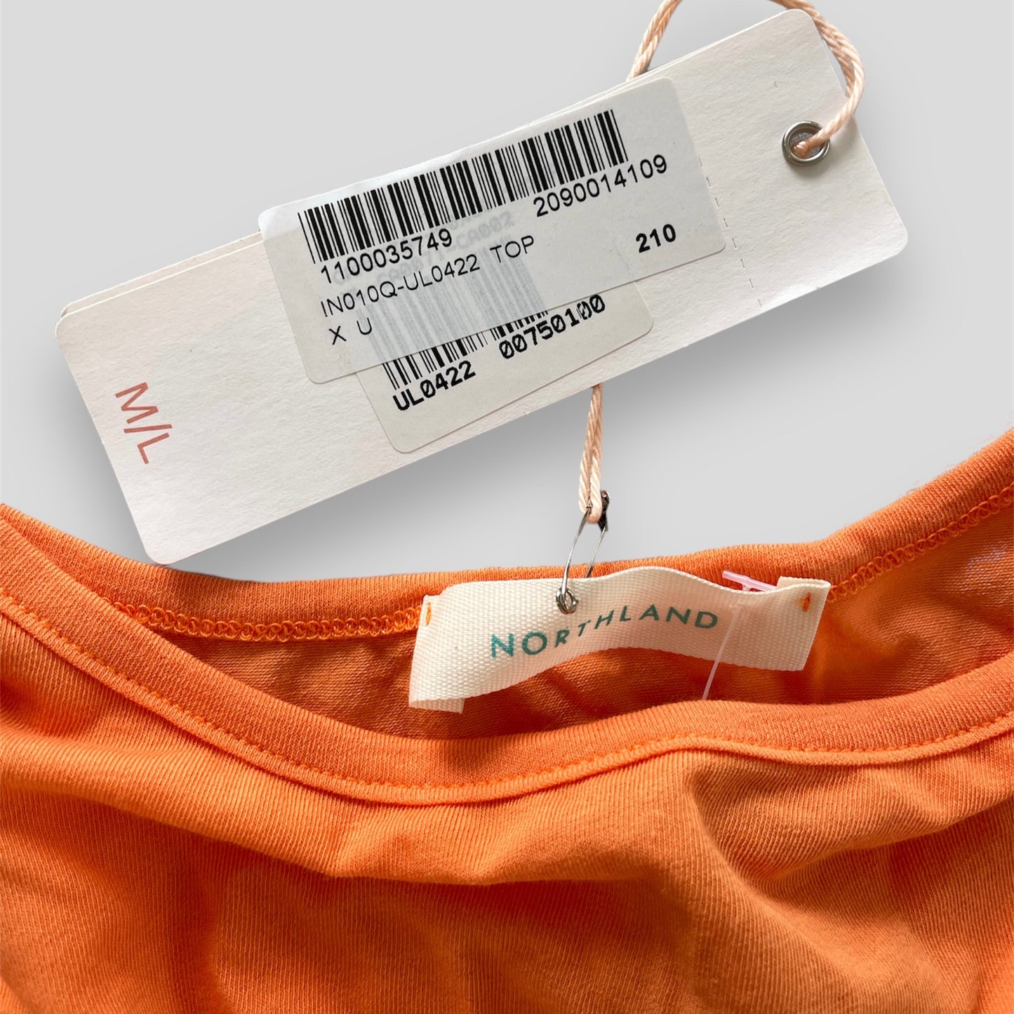 BNWT Vicolo Northland Made in Italy Orange Cami Top - Medium