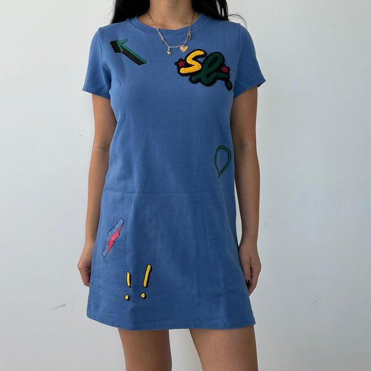 SPORT b. by Agnès b. Blue T-Shirt Dress - Small