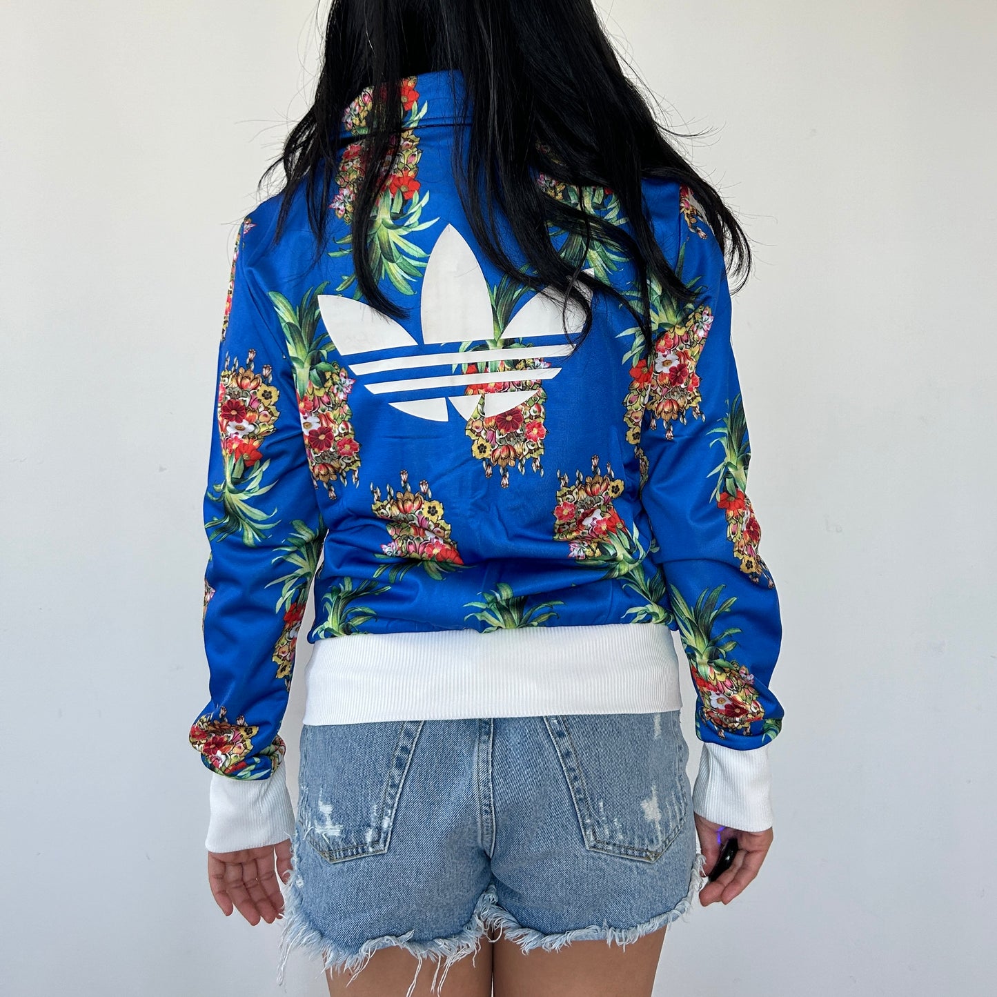 BNWT 2014 Adidas Originals X Farm Rio Collab Blue Track Jacket - X-Small