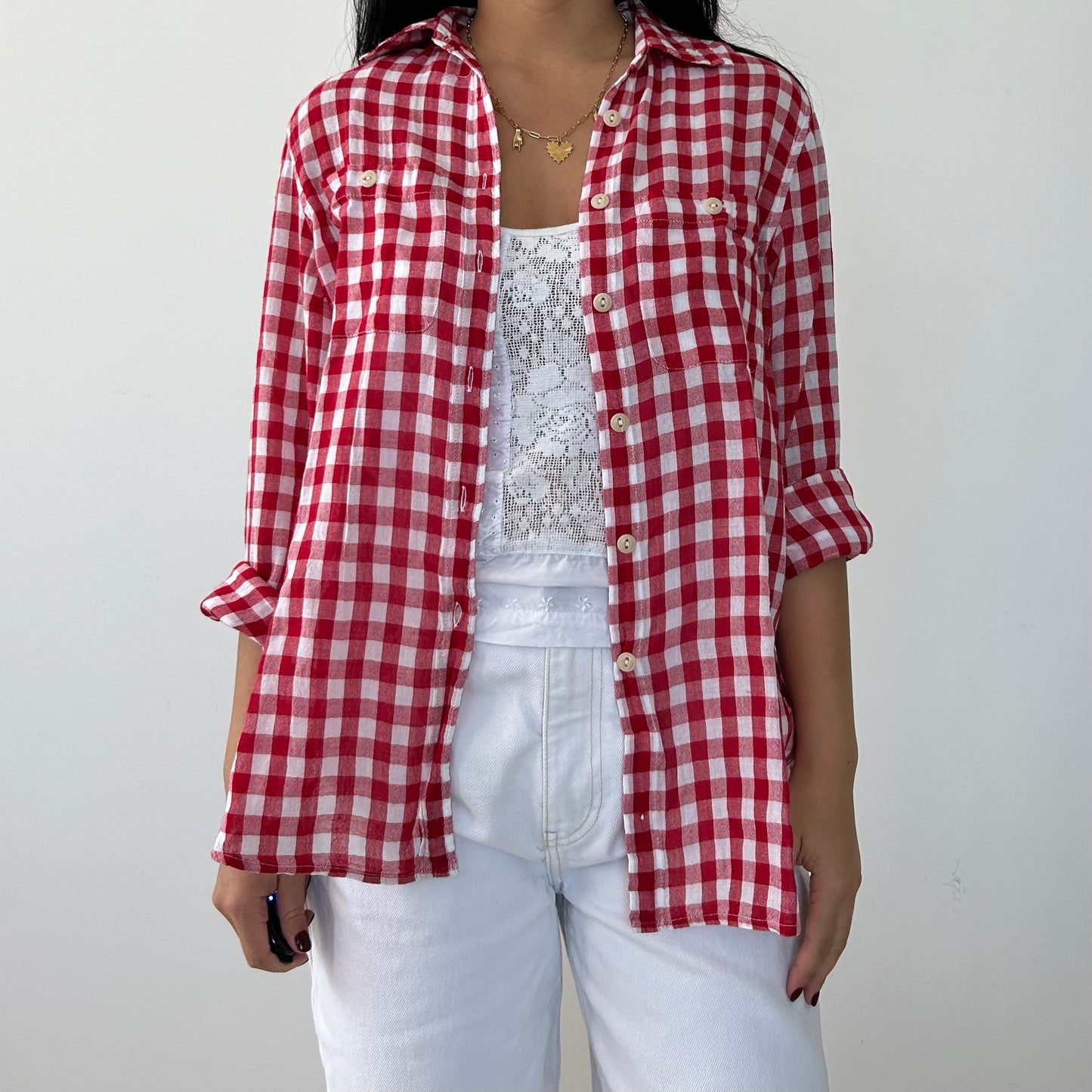 Ralph Lauren Denim & Supply Red Gingham Shirt - Small