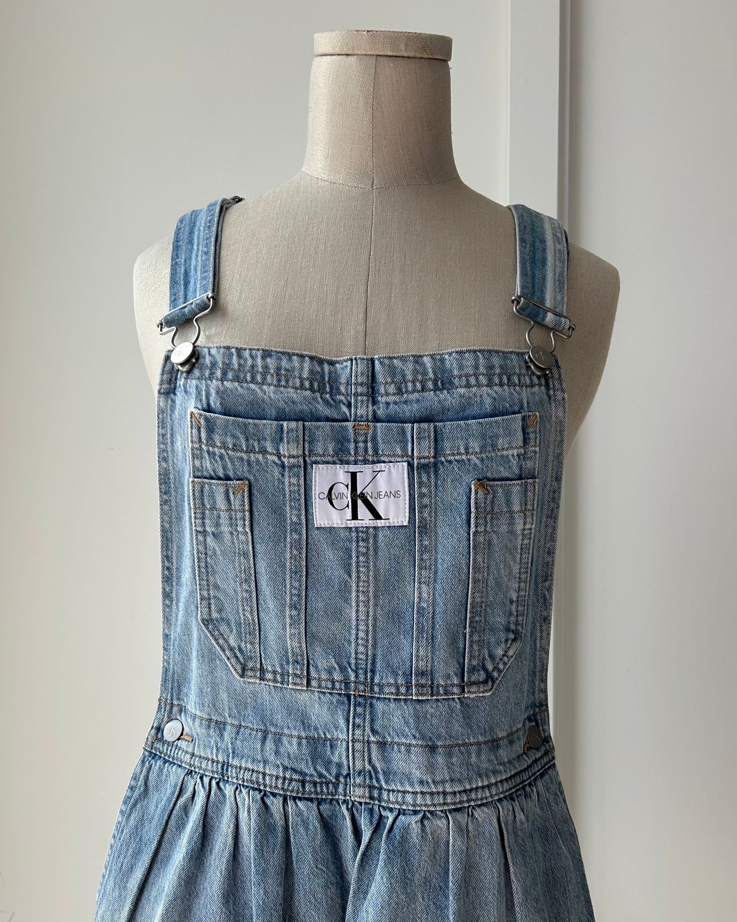 Calvin Klein Jeans Denim Overall Dress - X-Small
