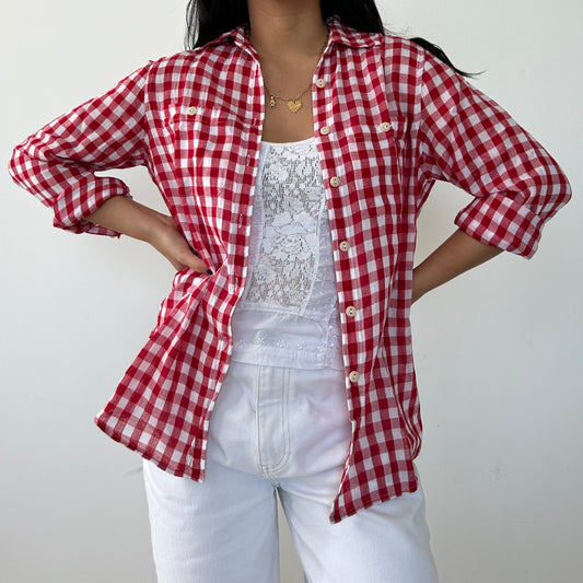 Ralph Lauren Denim & Supply Red Gingham Shirt - Small