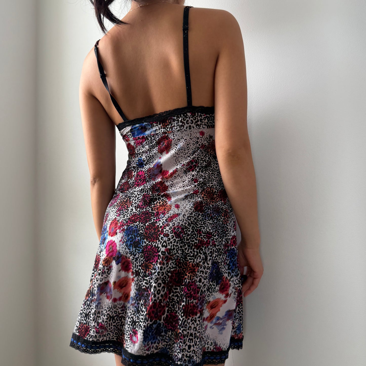 La Senza Multi-Colour Animal Print Mini Slip Dress - X-Small
