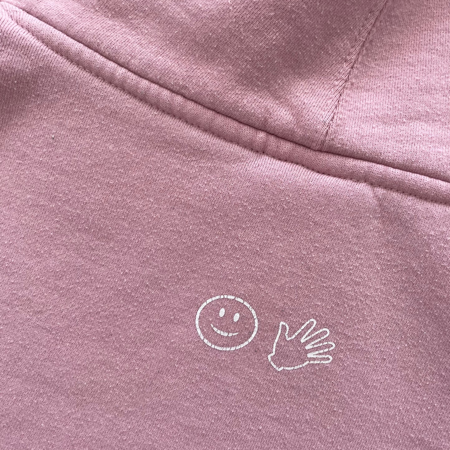 Glossier Pink Hoodie - Large