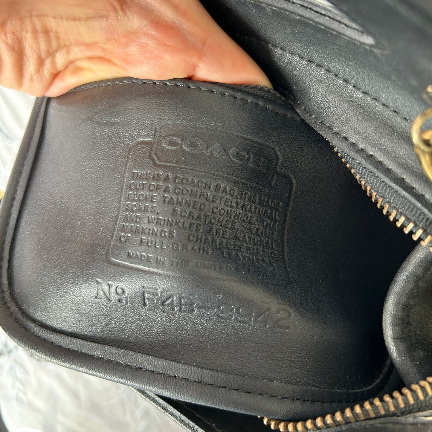 Coach Black Zip Dome Crossbody Bag