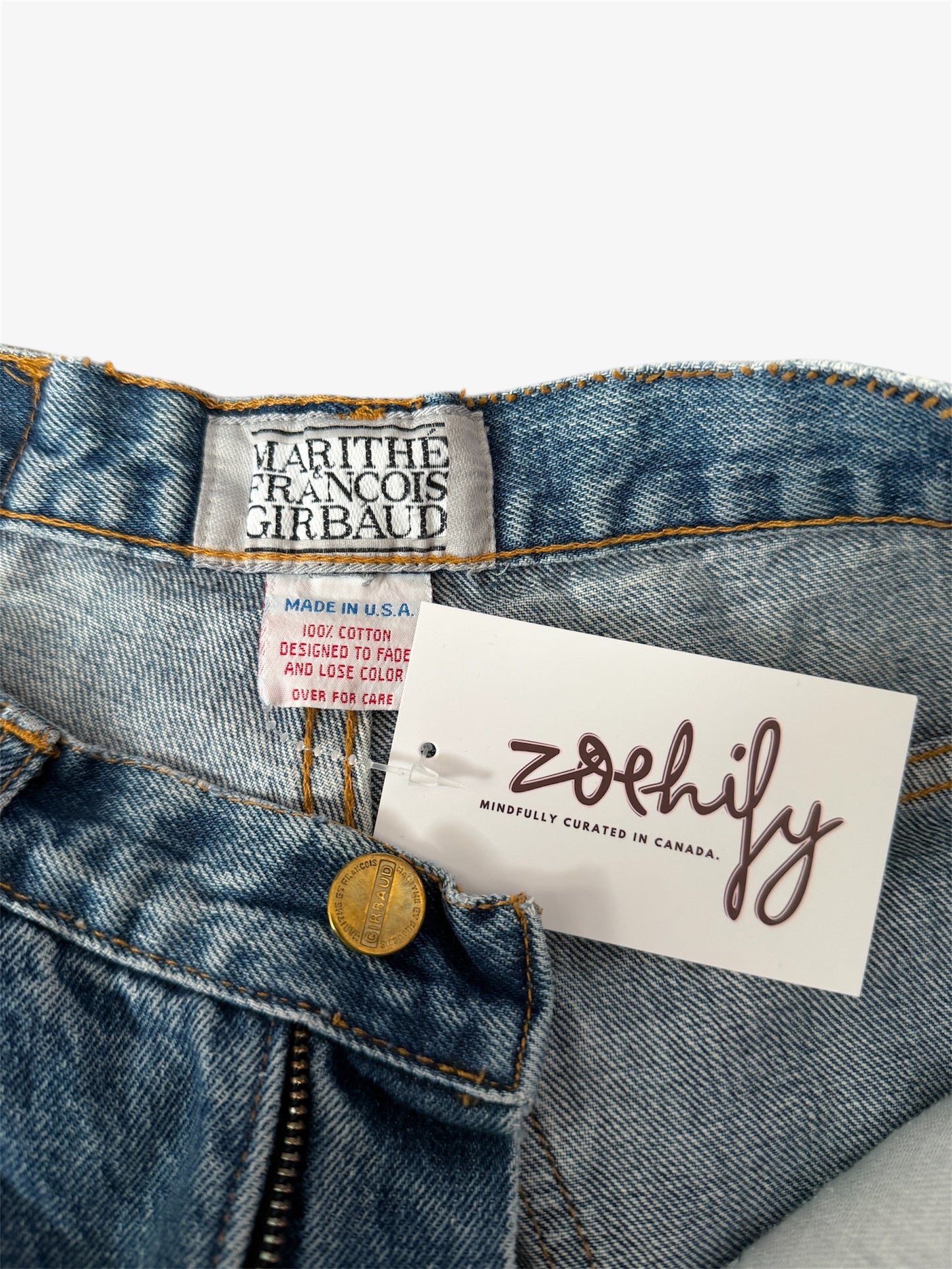 90s Made in USA Marithé & François Girbaud Medium Wash Jeans - W28