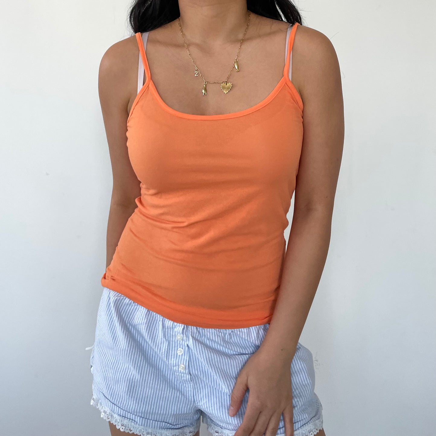 BNWT Vicolo Northland Made in Italy Orange Cami Top - Medium