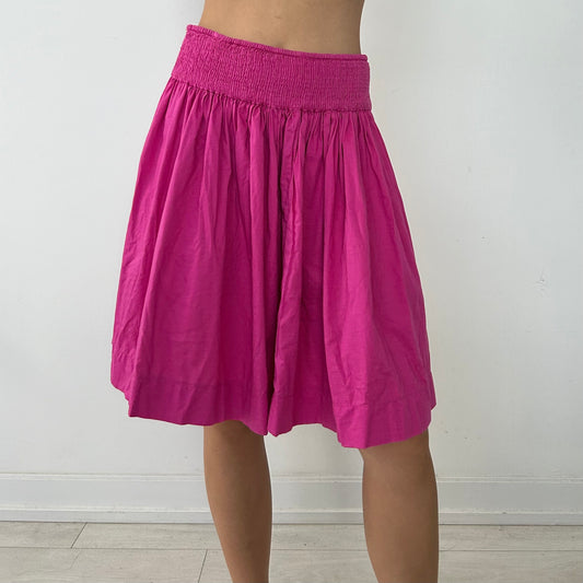 Pink and Orange Reversible Skirt - Medium