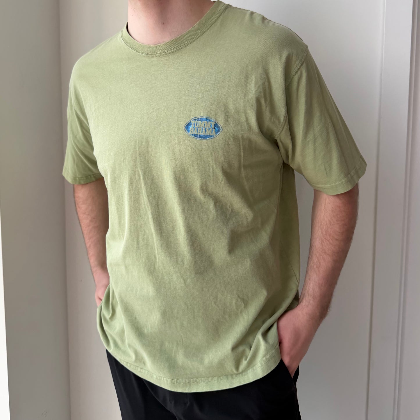 Tommy Bahama Sage Green ‘Third and Goal’ Graphic Tee - XX-Large