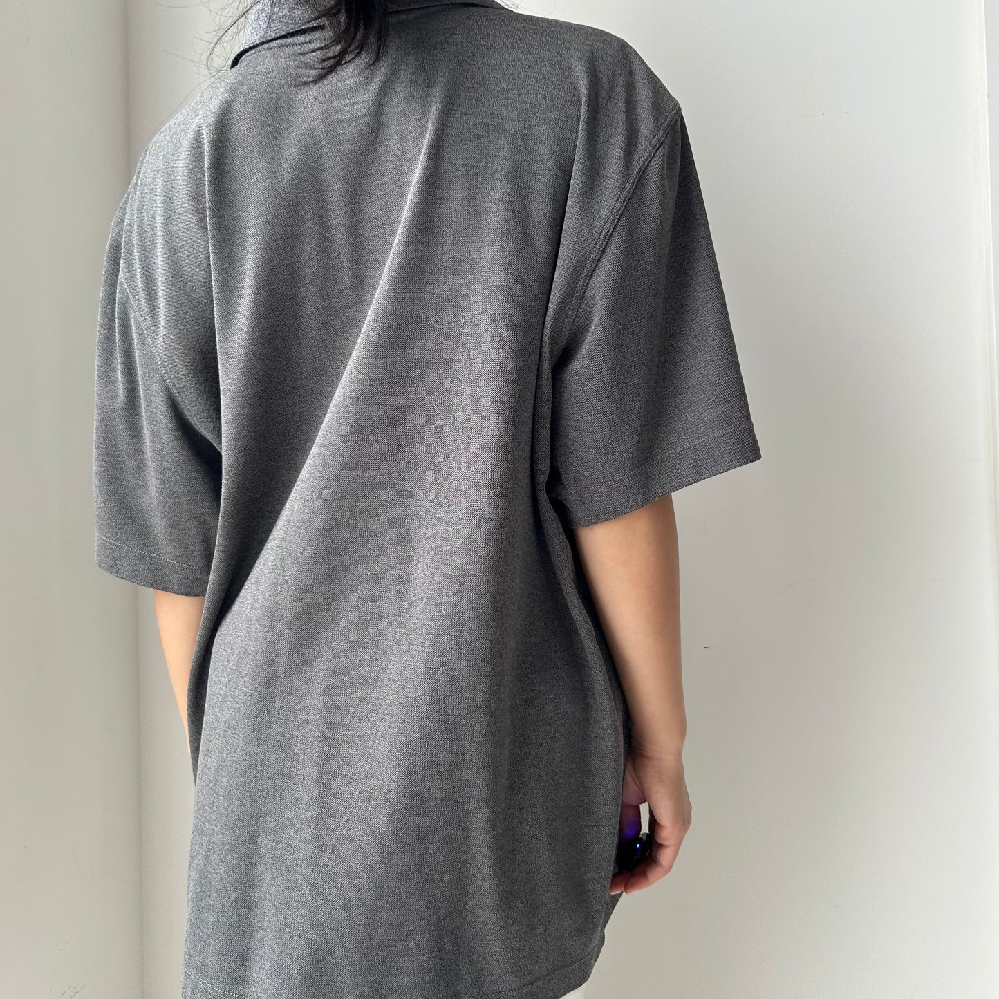 The North Face Grey Short Sleeve Polo Shirt - X-Large