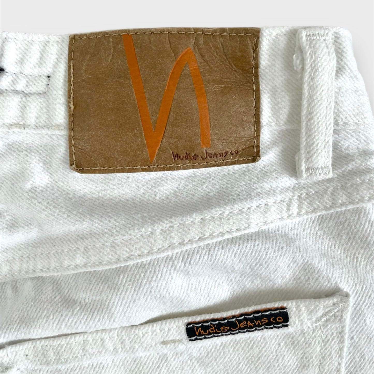 Nudie Jeans Co White Cropped Jeans - W26