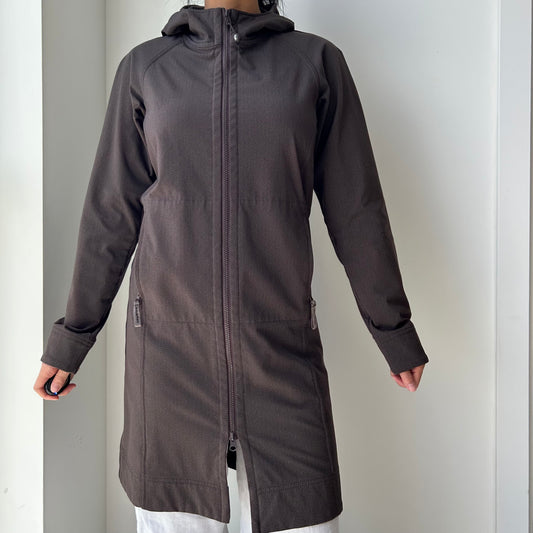 Lululemon Brown Hooded Softshell Coat - X-Small