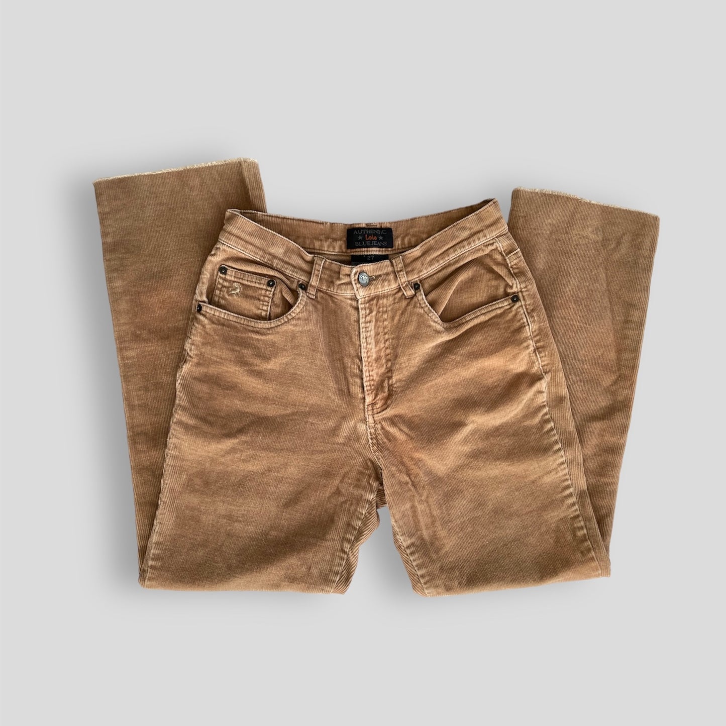 Lois Brown Corduroy Jeans - W27