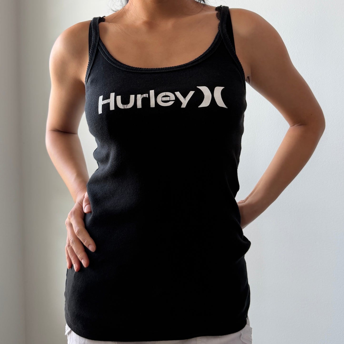 Hurley Black Logo Tank - Small