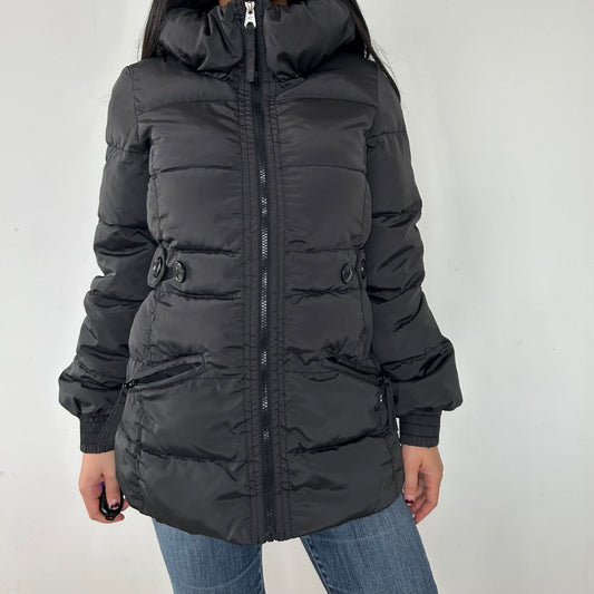 Miss Sixty Black Puffer Jacket - X-Small