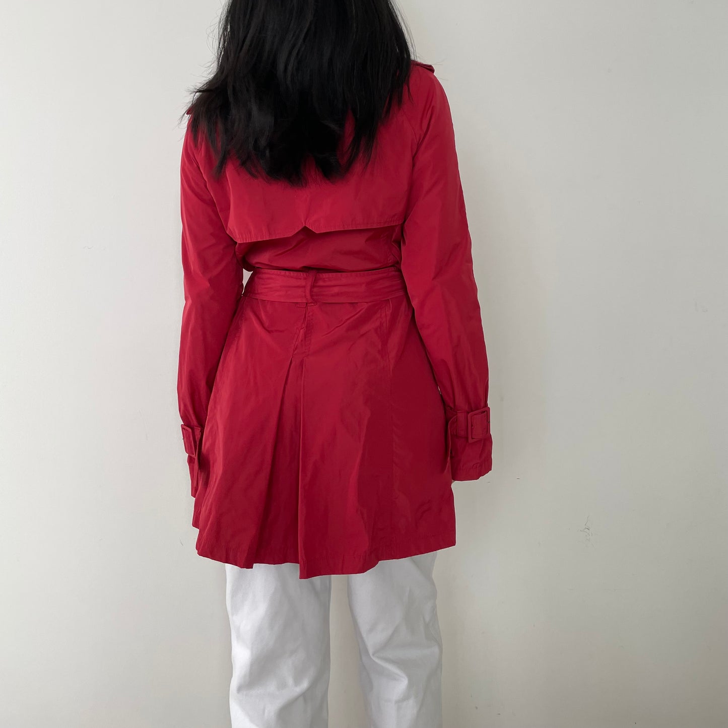 Tommy Hilfiger Red Trench - Medium