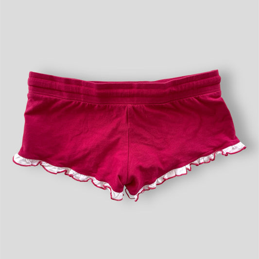 Women’s Secret Pink Lettuce Hem Micro Shorts - Medium