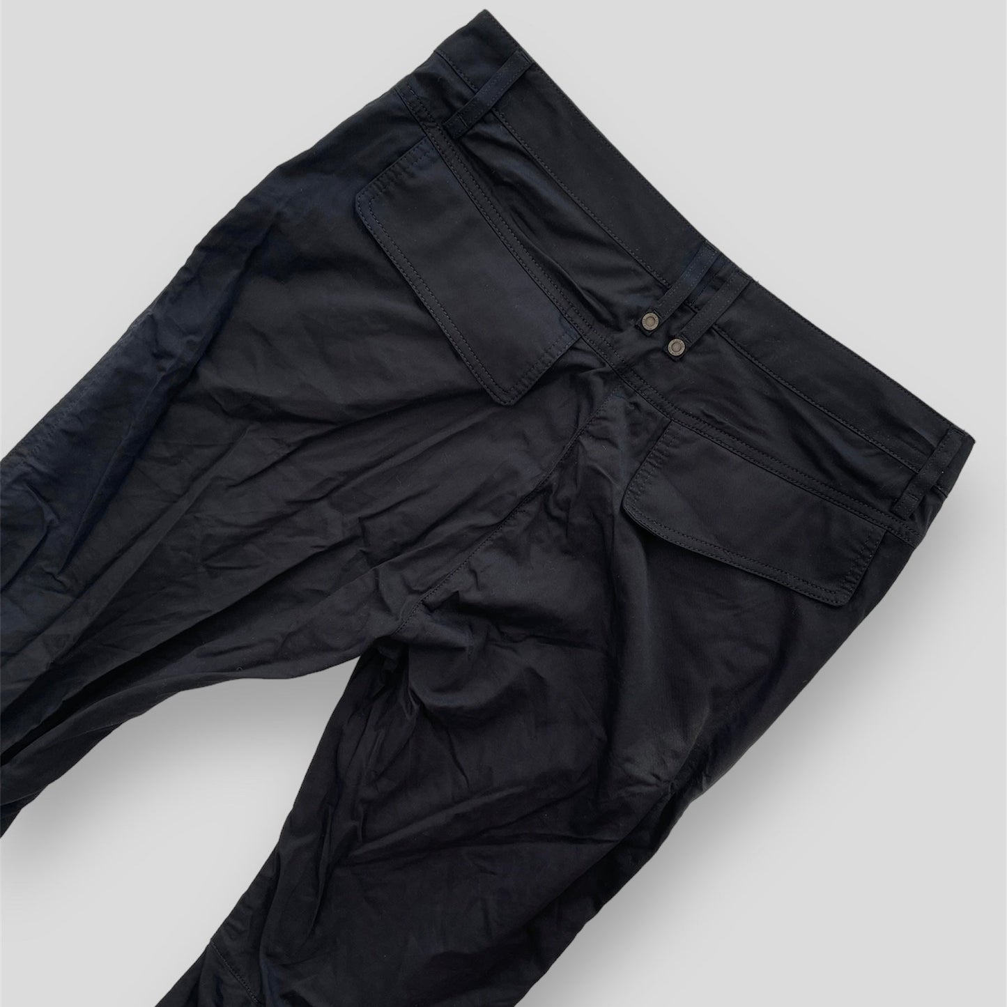 Plein Sud Jeanius Black Cargo Utility Pants - Medium