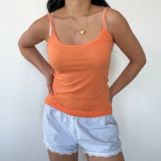 BNWT Vicolo Northland Made in Italy Orange Cami Top - Medium