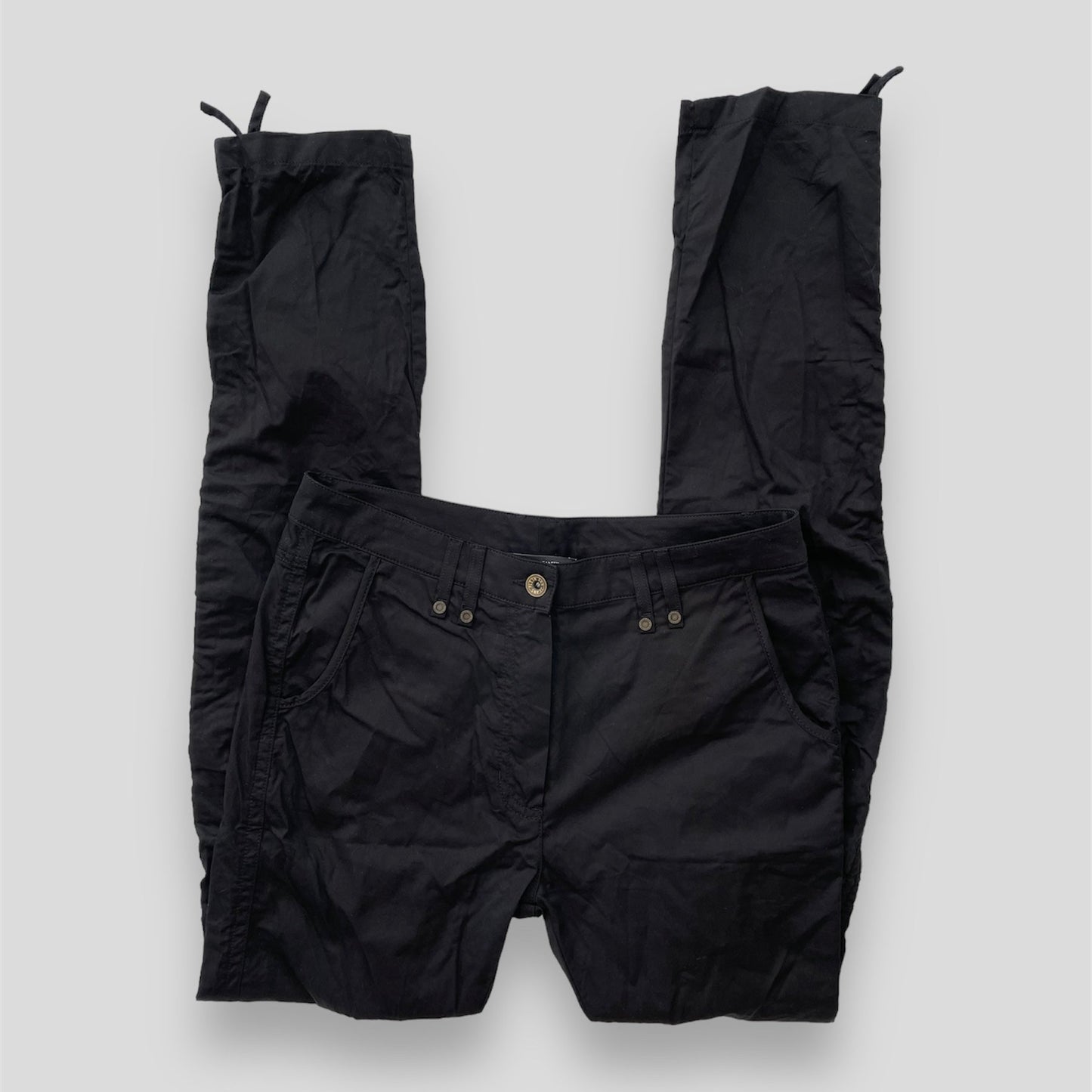 Plein Sud Jeanius Black Cargo Utility Pants - Medium