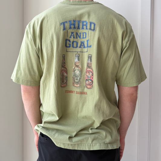Tommy Bahama Sage Green ‘Third and Goal’ Graphic Tee - XX-Large