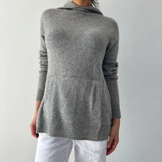 The Group by Babaton Grey Cashmere Hoodie - Medium