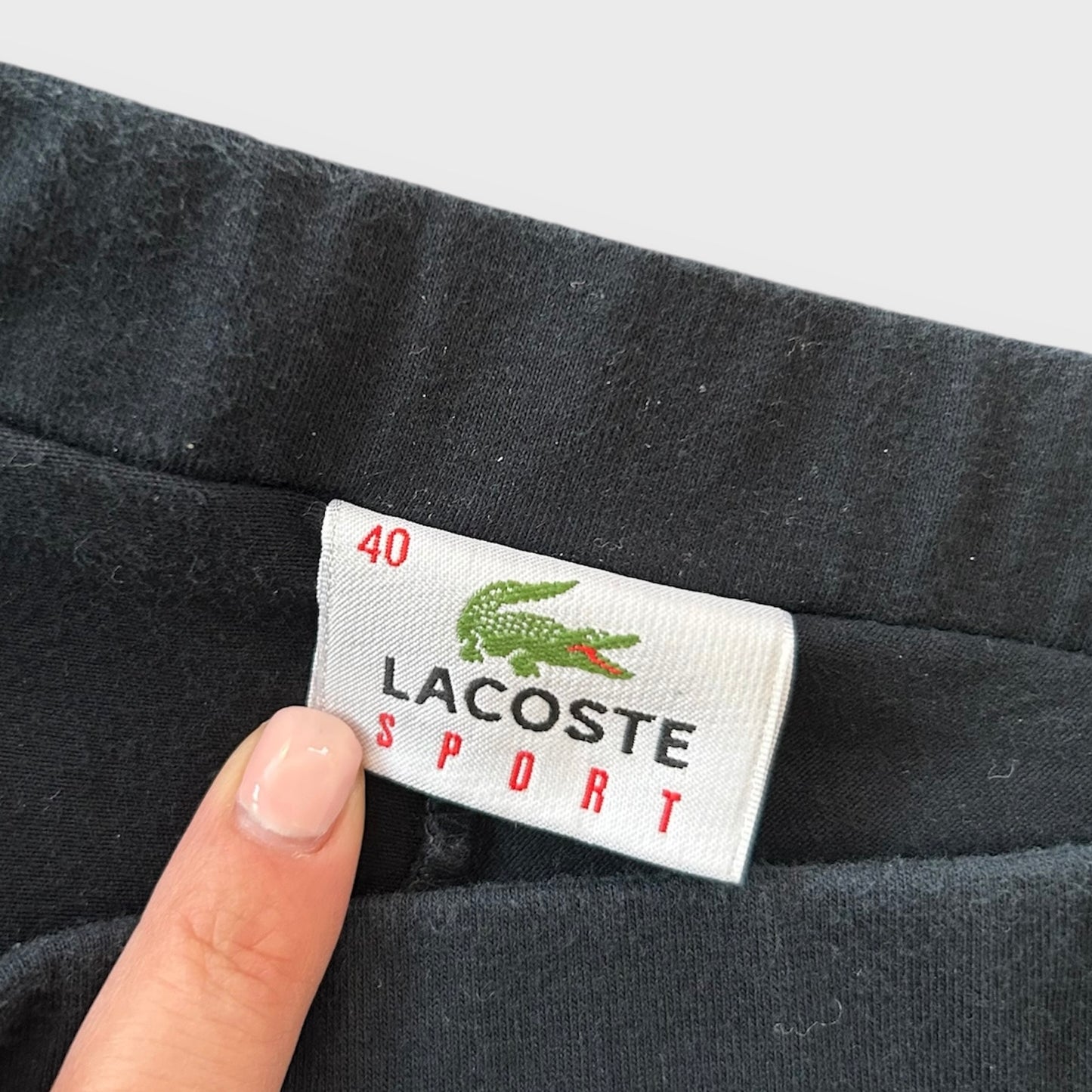 Lacoste Black Tennis Top and Skort Set - Small