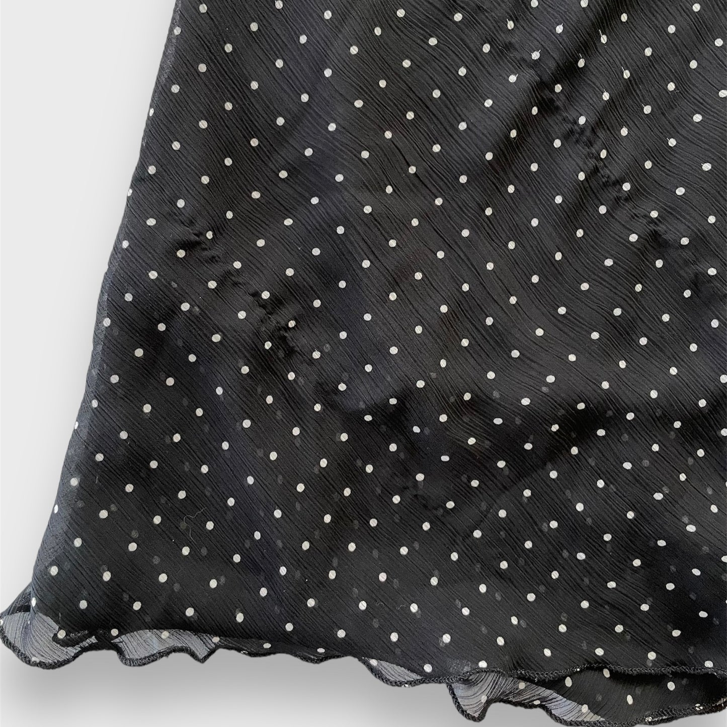 Beechers Brook Black Polka Dot Skirt - Small