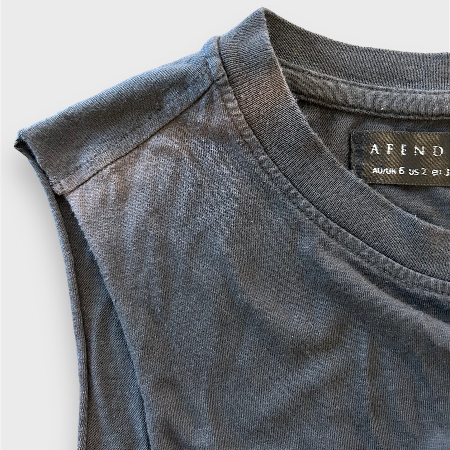 Afends Grey Muscle Tee - X-Small