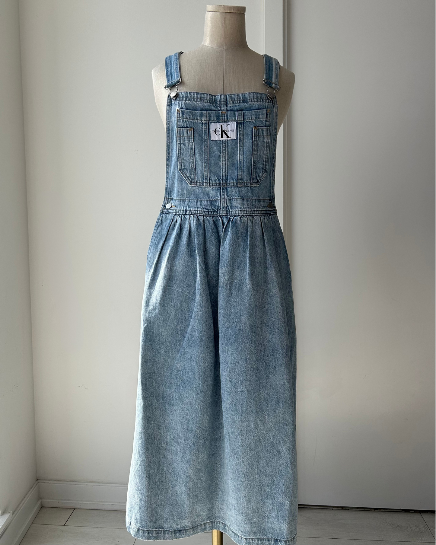Calvin Klein Jeans Denim Overall Dress - X-Small