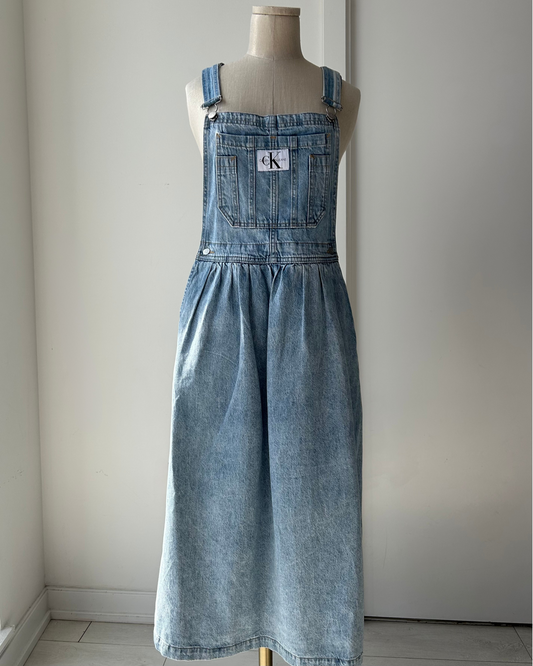 Calvin Klein Jeans Denim Overall Dress - X-Small