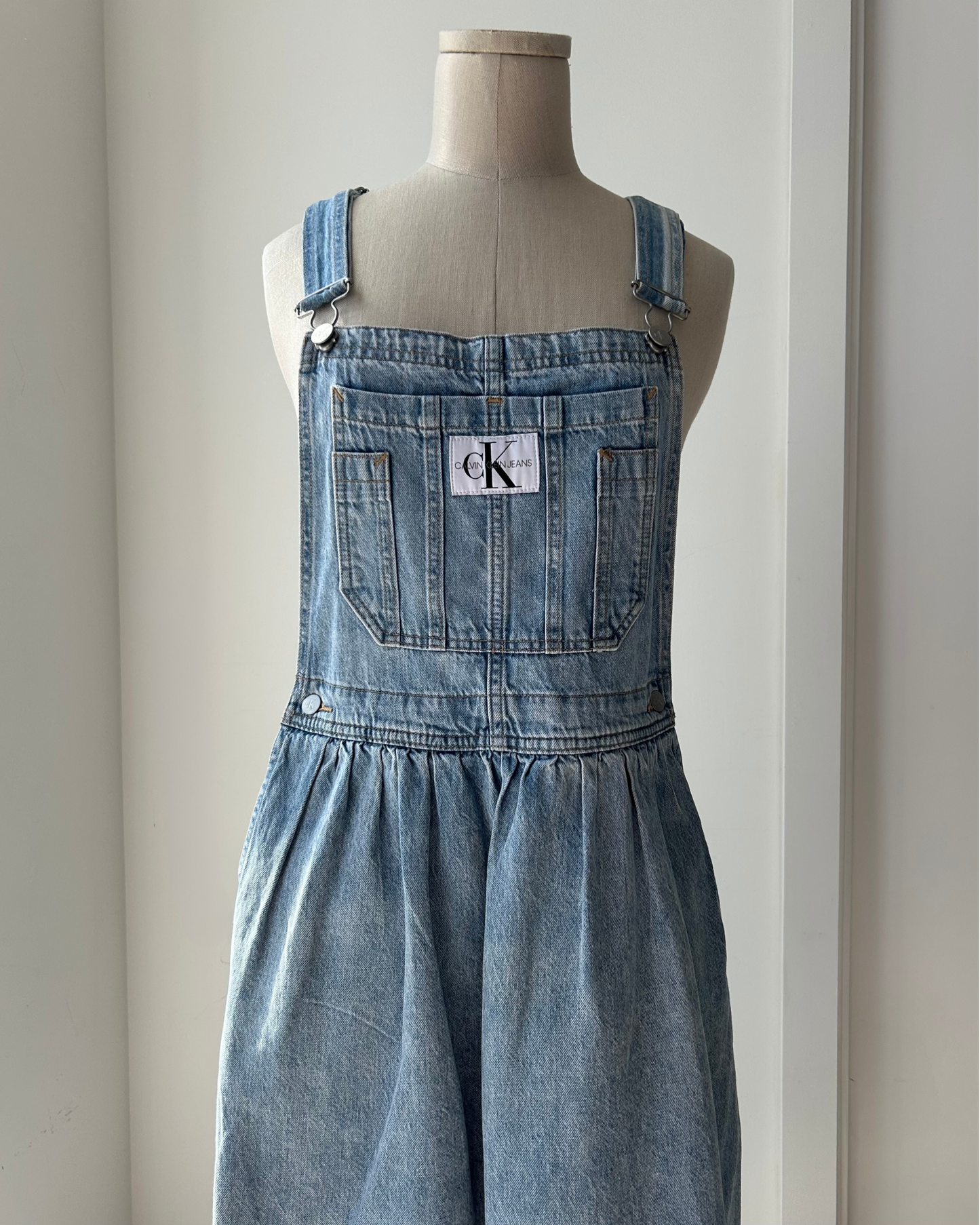 Calvin Klein Jeans Denim Overall Dress - X-Small