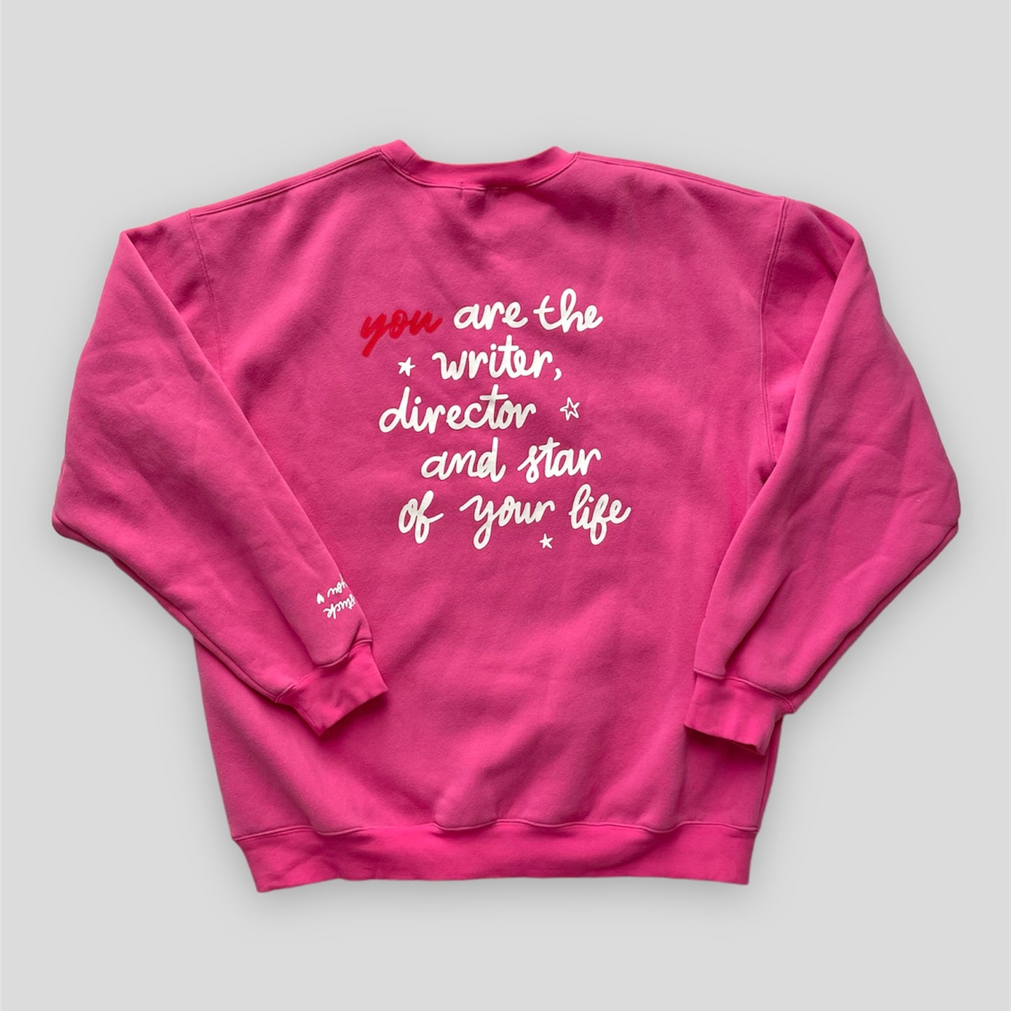 The Mayfair Group X Serena Kerrigan Pink Crewneck Sweatshirt - XX-Large