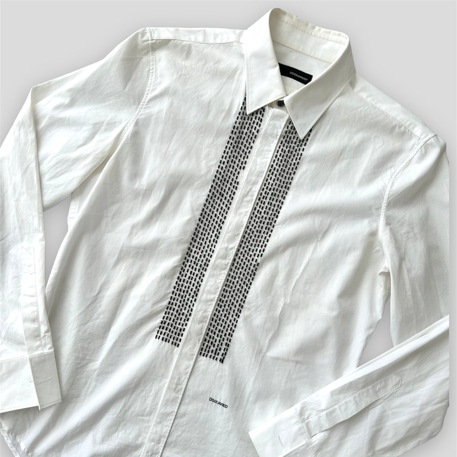 dsquared dress shirt Dsquared2 Men's Sheer Beaded Evening Shirt