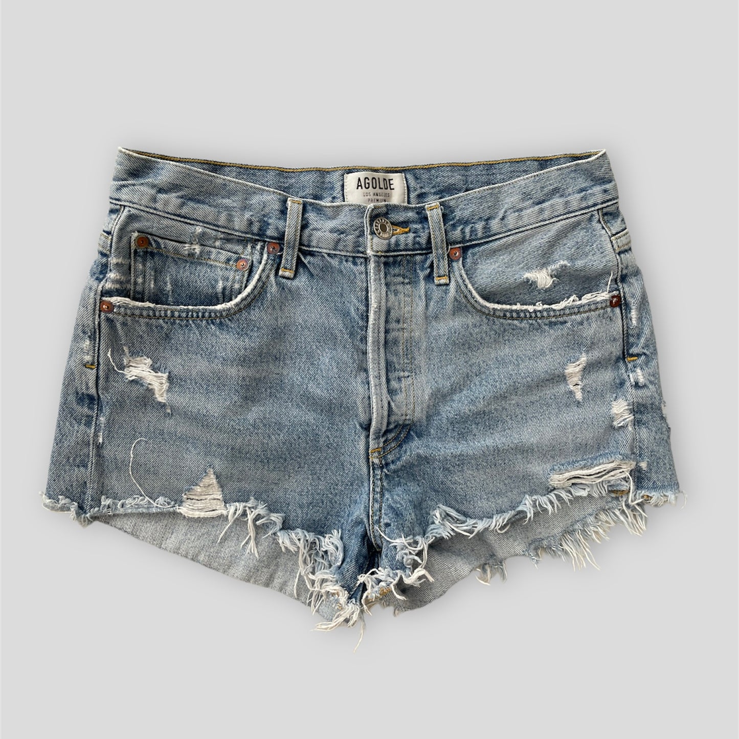 Agolde Parker Vintage Cutoff Shorts in Colour ‘Swapmeet’ - W26, Fits Like W30