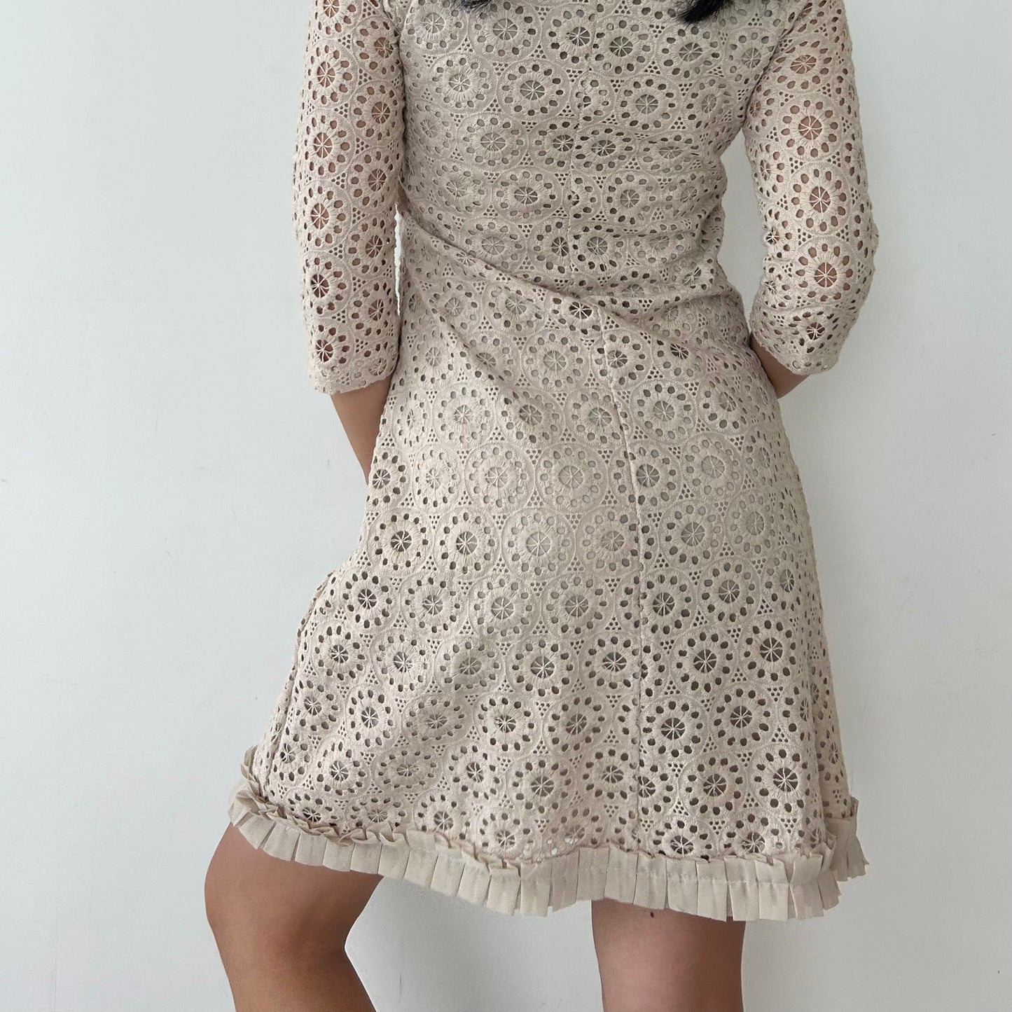 Old Label Zara Woman Limited Edition 3/4 Sleeve Lace Dress - X-Small