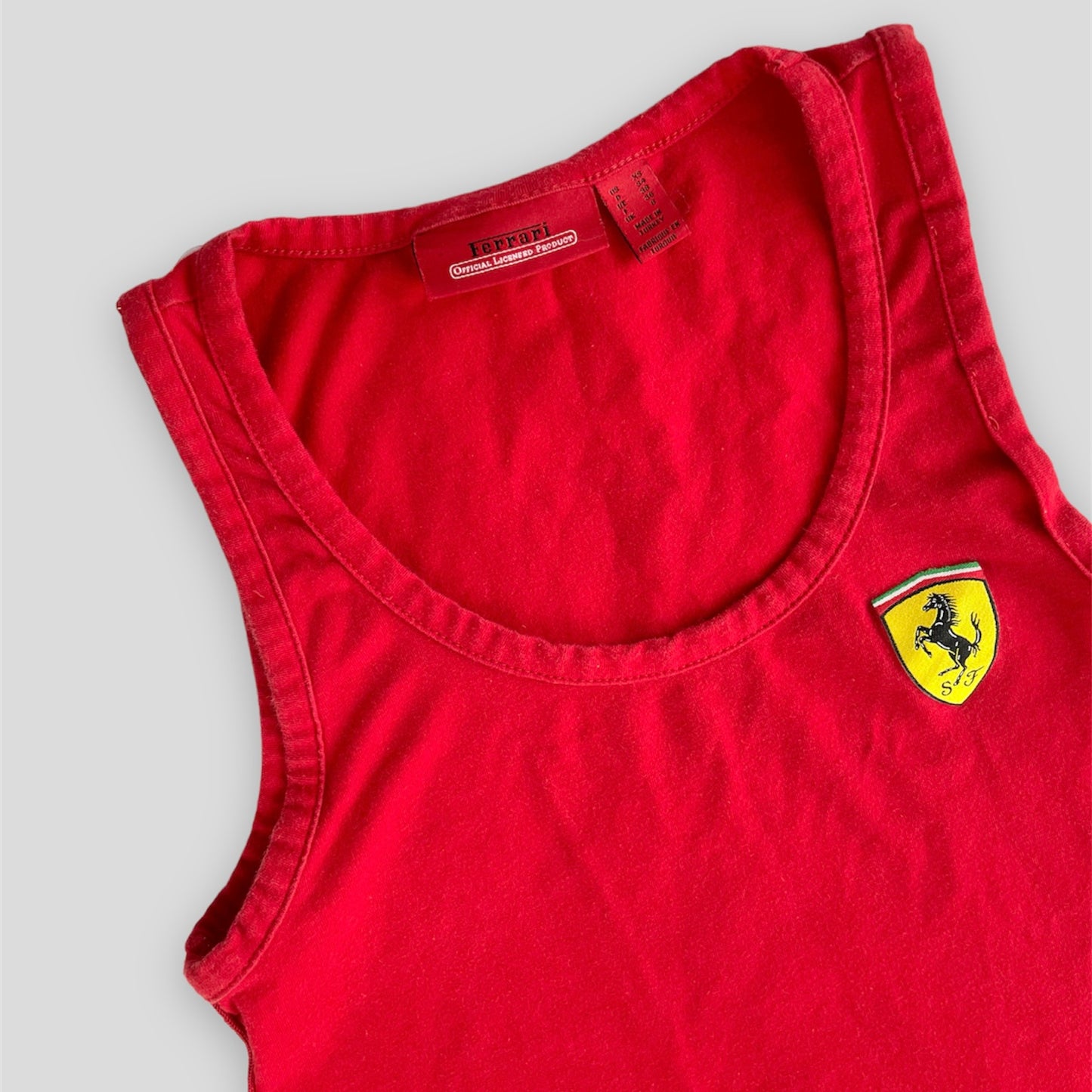 Red Ferrari Tank Top - X-Small/Small